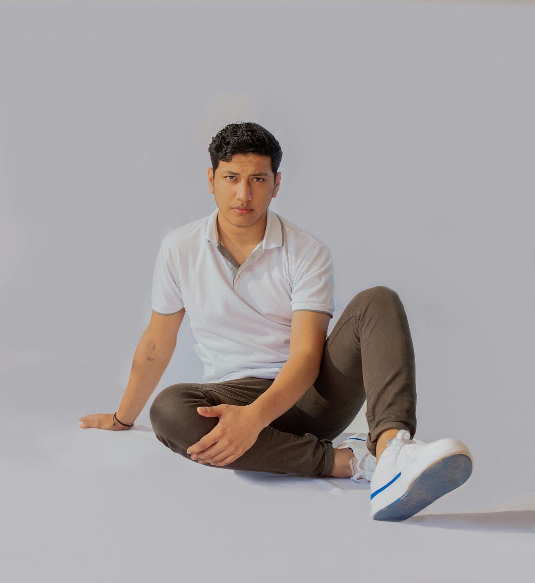 Professional male trainer with confident posture